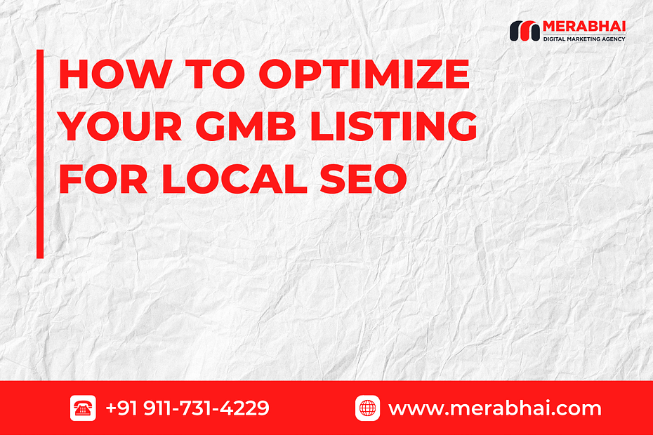Google My Business optimization for local SEO