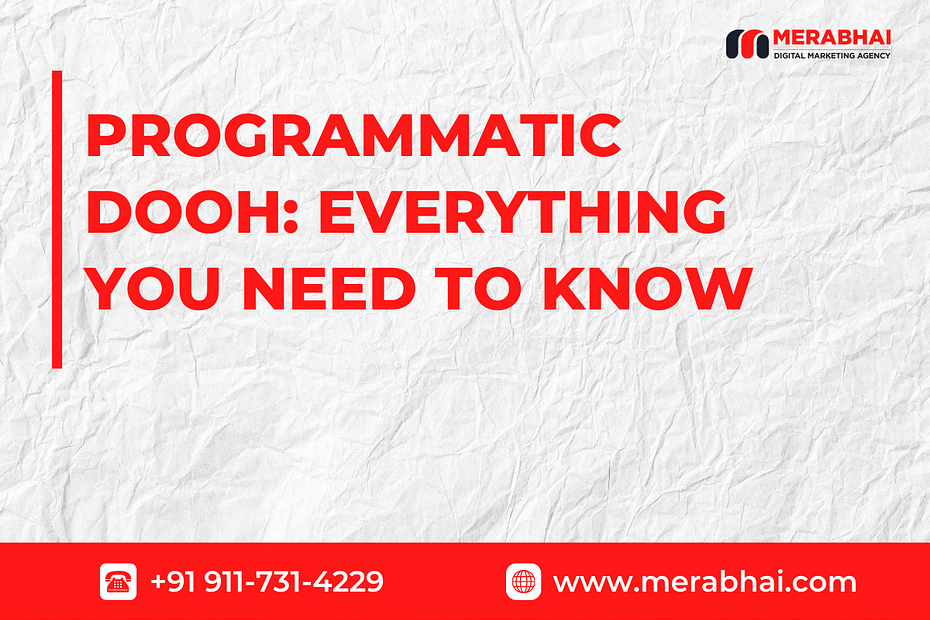 Programmatic DOOH advertising dashboard with dynamic data